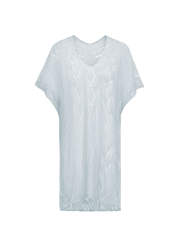 Damen Pullunder in Hellblau Melange