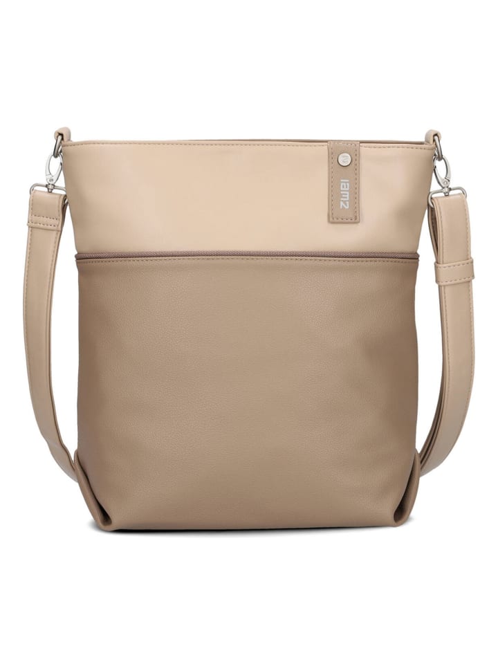 Jana Schultertasche 33 cm hazel