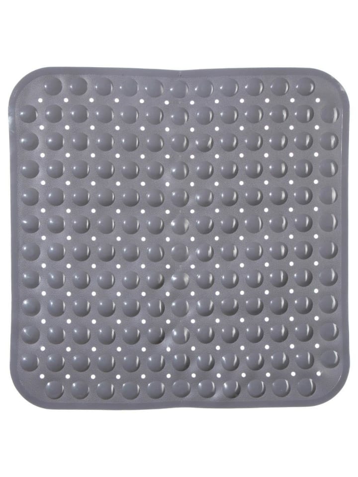 Duschrückwand aus PVC in Grau, 54 x 54 cm