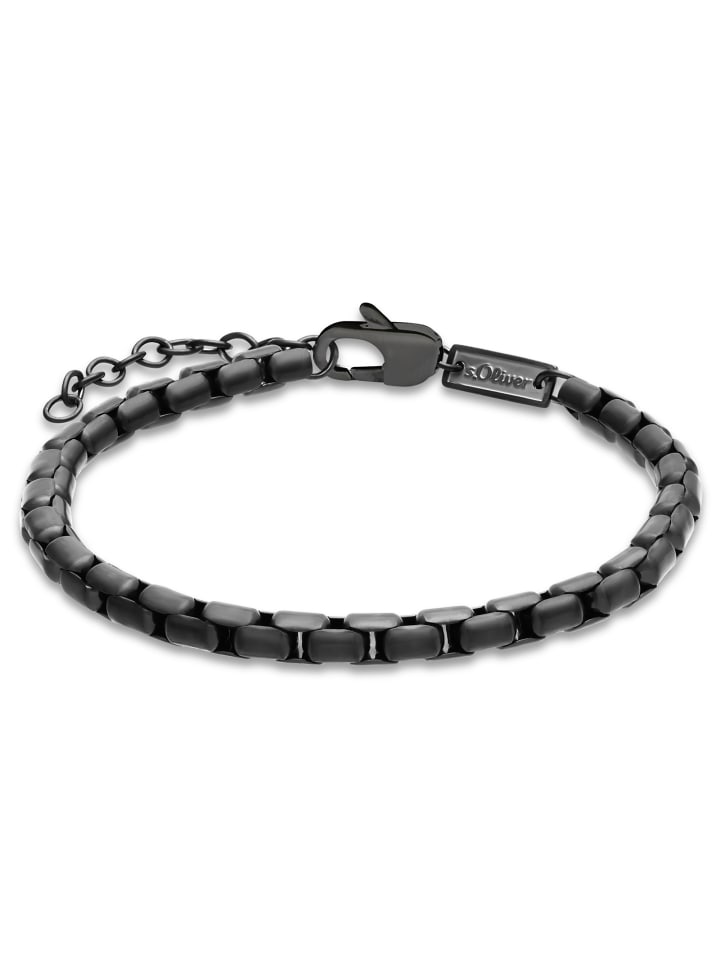 Armband Round Basic in schwarz