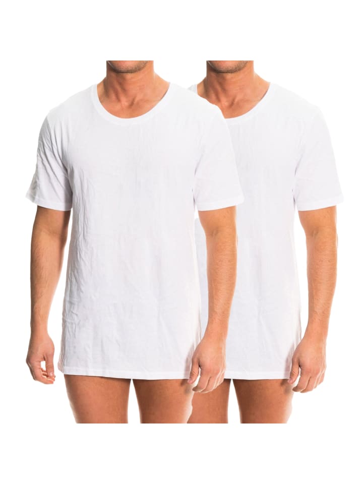 2er-Set: Unterhemd in White