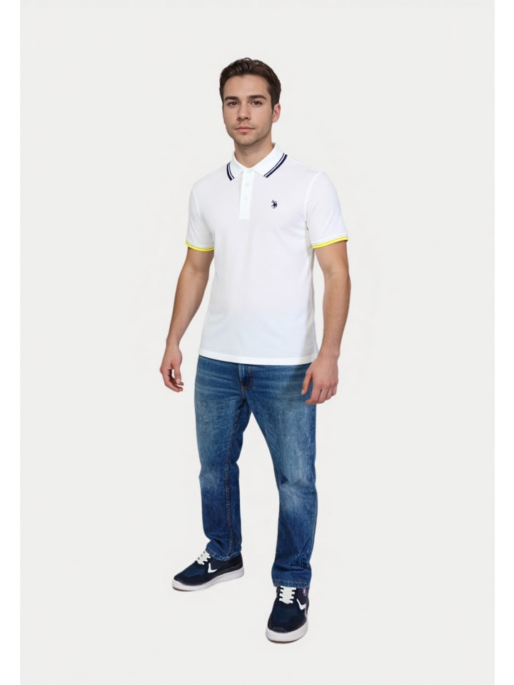 Poloshirt in weiss