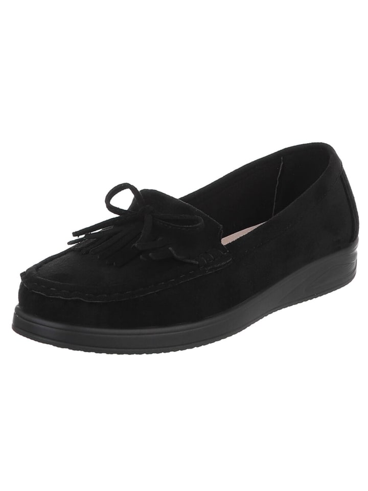 Halbschuh in Schwarz
