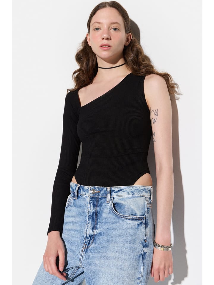 Blouse in Schwarz