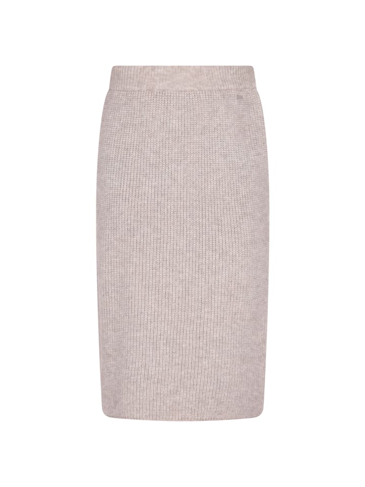 Damen Rock in Grau Melange