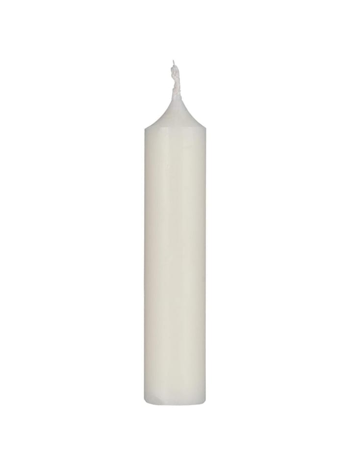 Rustikale Stabkerze 11 cm | Ø 2,2 cm in elfenbein