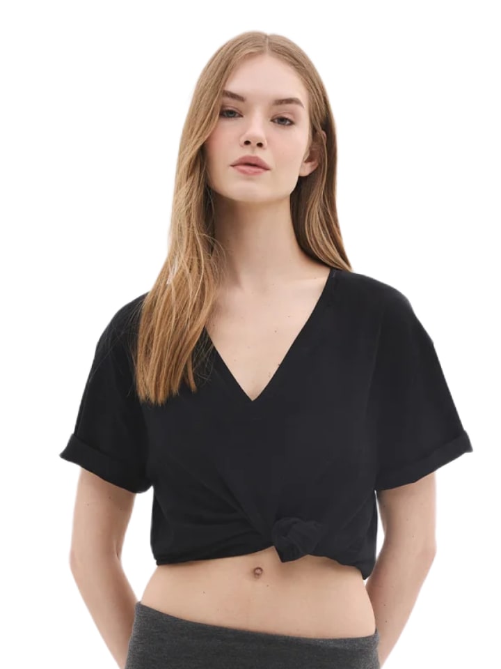 Shirt in Schwarz