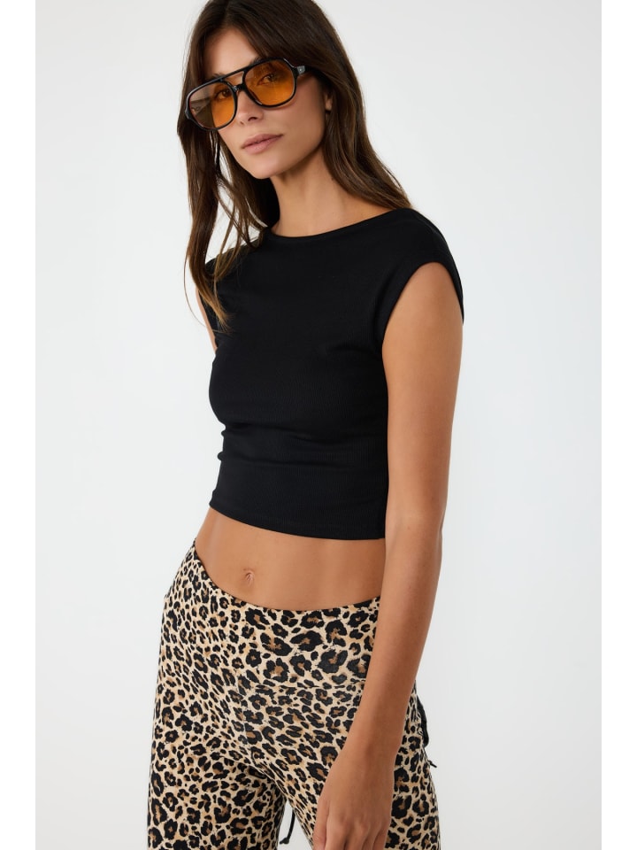 Blouse in Schwarz