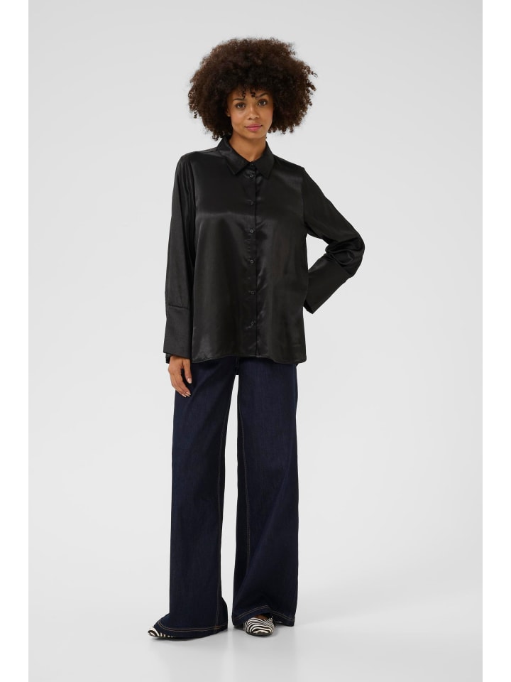 Langarm - Hemd CUmollie Loose fit in Black