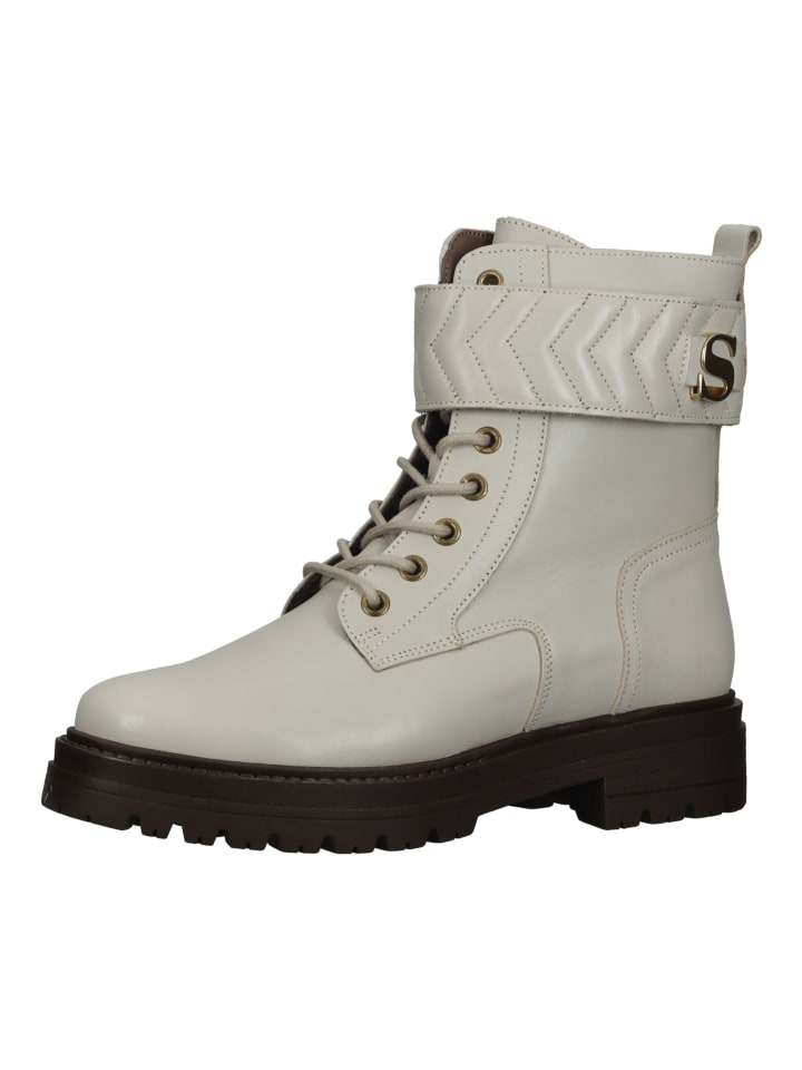 Stiefelette Beige