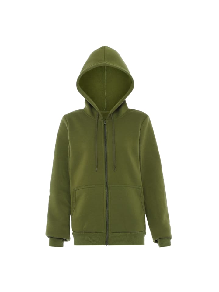 Damen Kapuzenjacke in Militär
