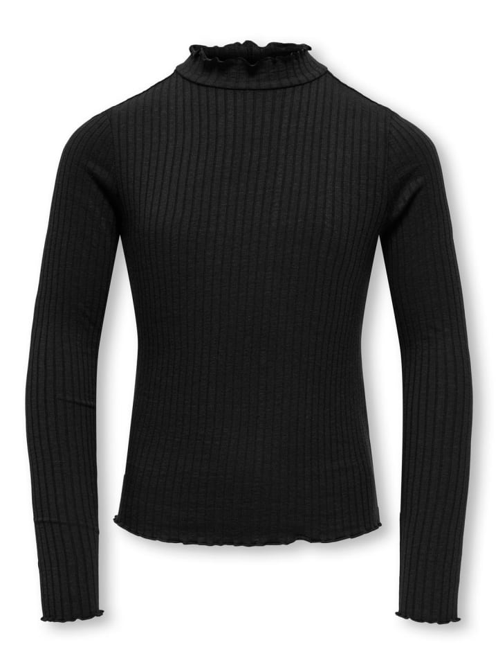 Langarmshirt Slim Fit Kogfransiska in black