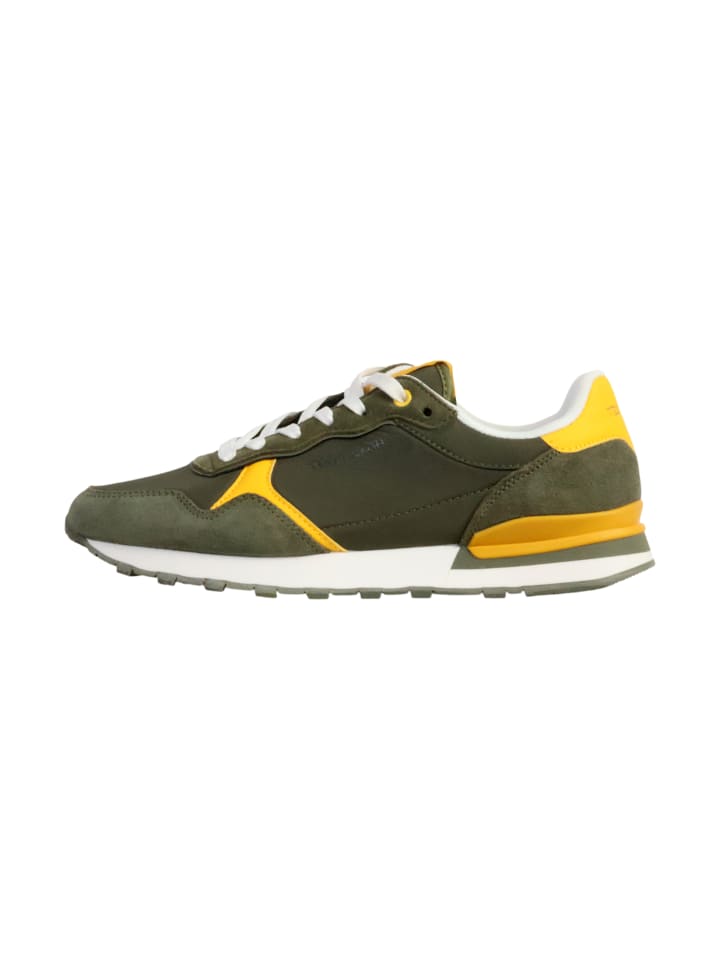 Sneakers aus Leder Grün