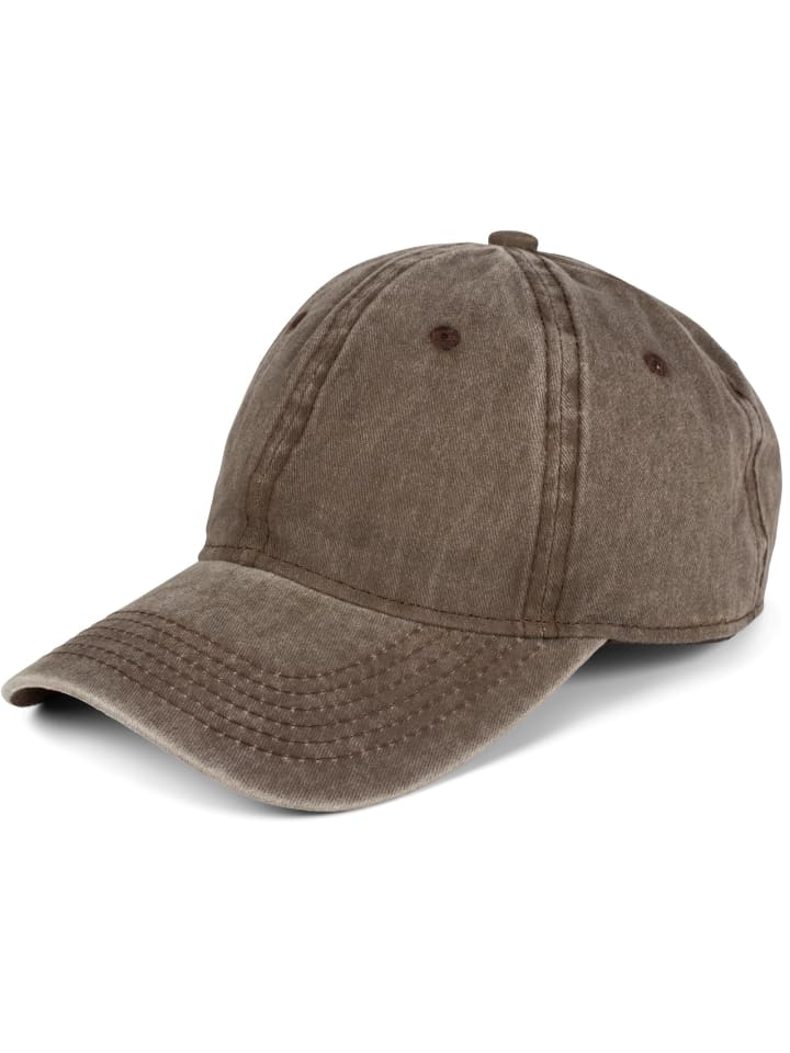 Vintage Baseball Cap in Dunkelbraun