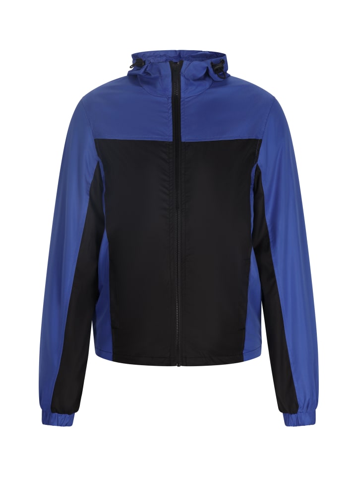Damen Jacke in Schwarz Königsblau