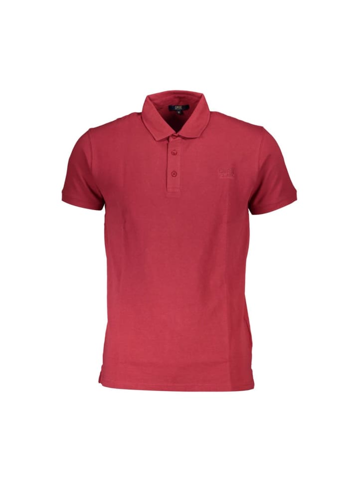 Rot Baumwolle Herren Polo Hemd