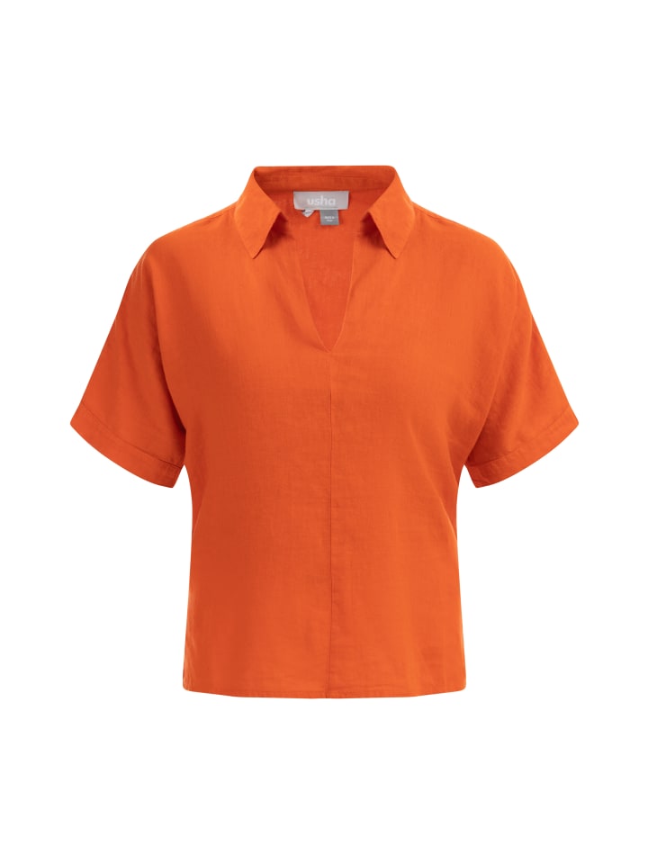 Damen Blusenshirt in Orange