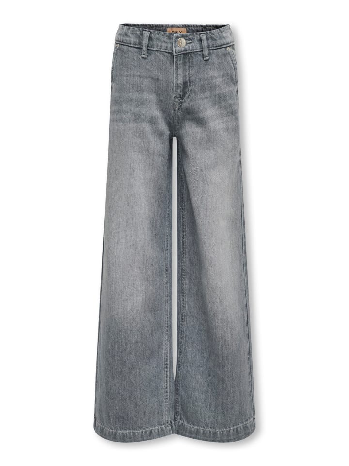 Wide Leg Jeans KOGCOMET in medium grey denim