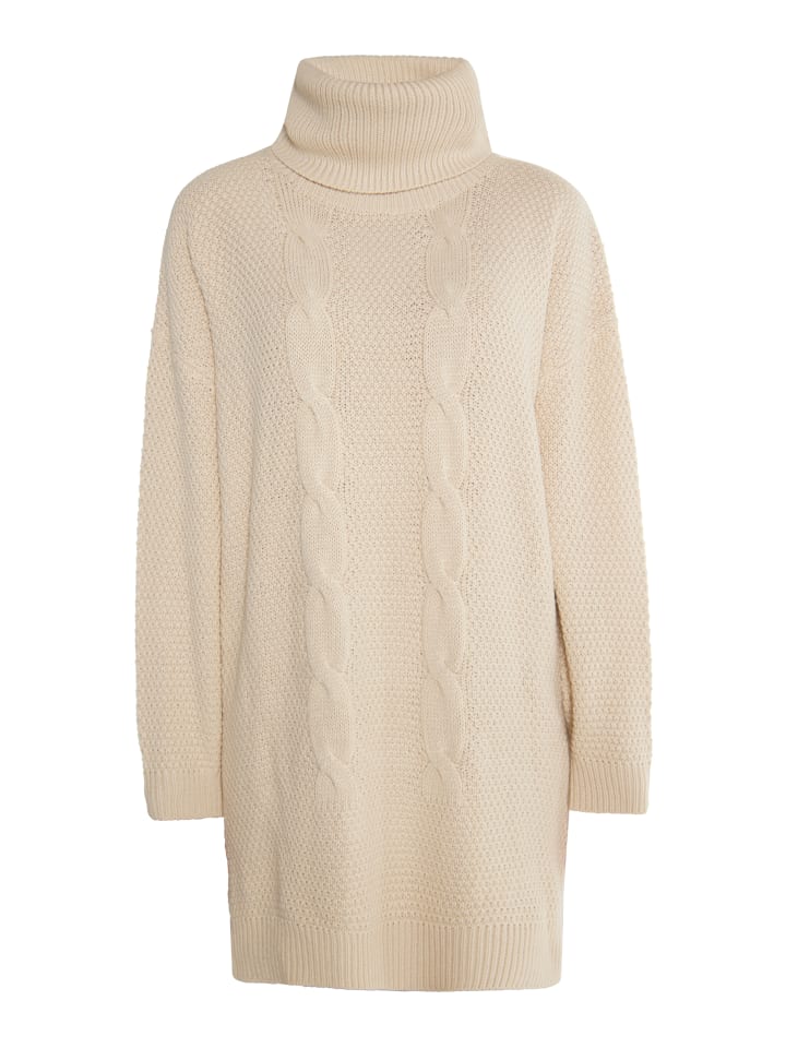 Damen Strickkleid in creme