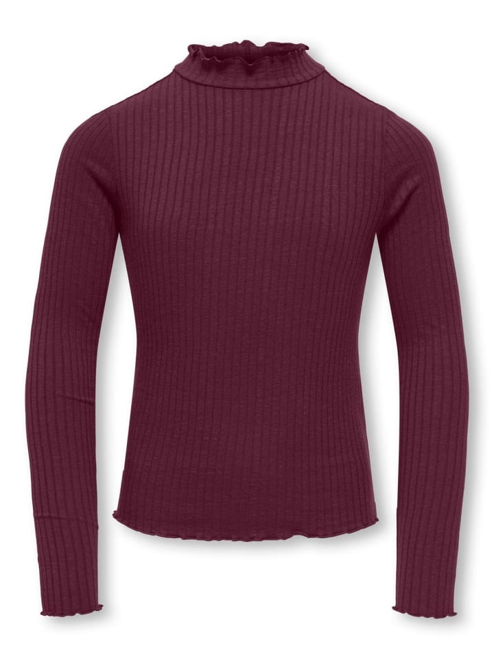 Langarmshirt Slim Fit Kogfransiska in fig