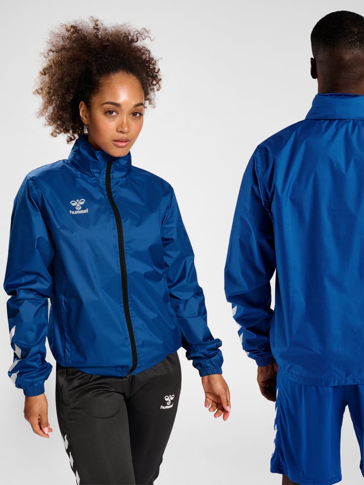 Reißverschluss Windbreaker Hmlcore Erwachsene in TRUE BLUE