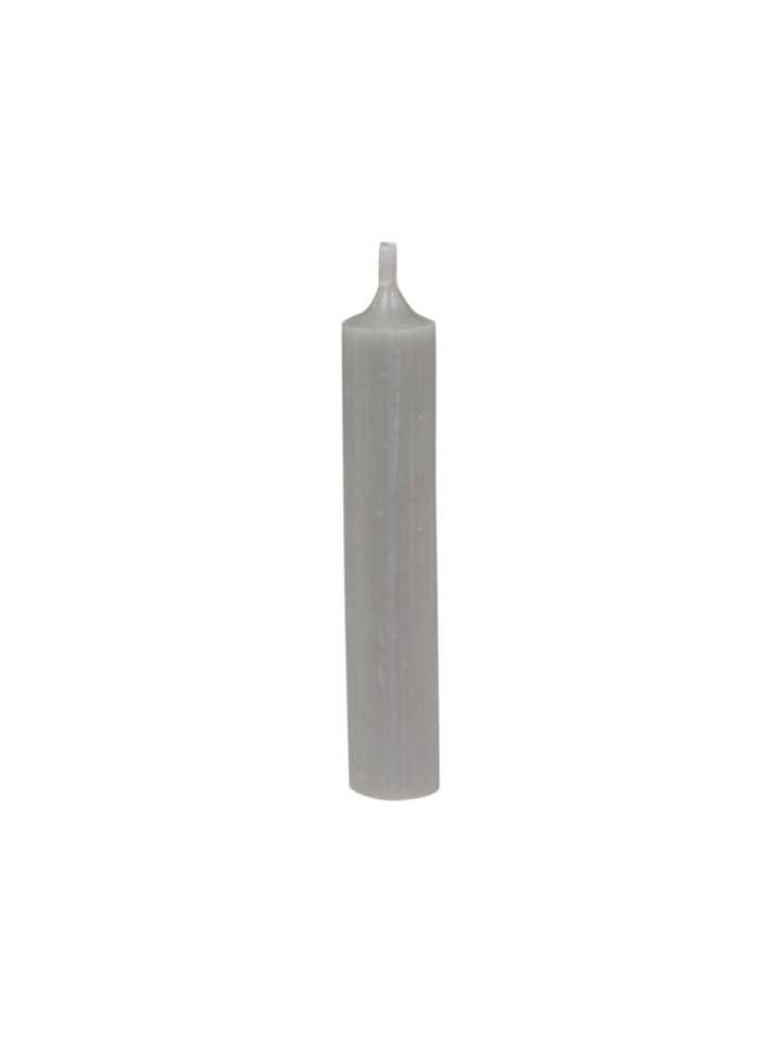 Chic Antique Mini Stabkerze 11 cm | Ø 2 cm in grau