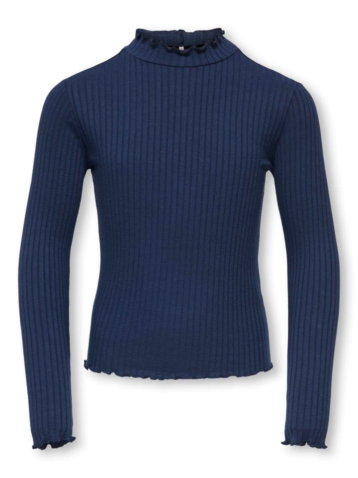 Langarmshirt Slim Fit Kogfransiska in navy blazer