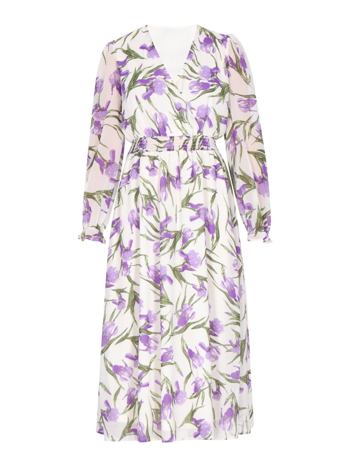Women Kleid in Hellviolett Mehrfarbig