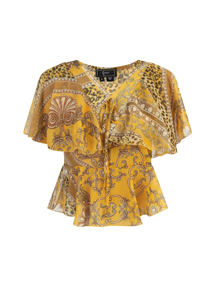 Damen Bluse in Gelb