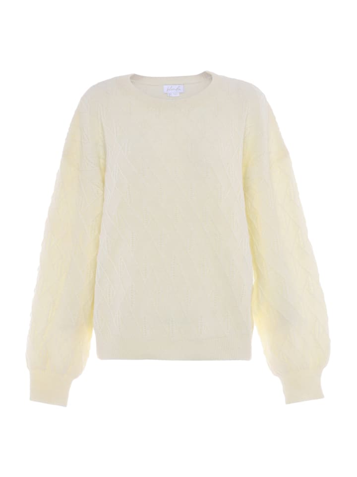 Damen Sweater in WOLLWEISS