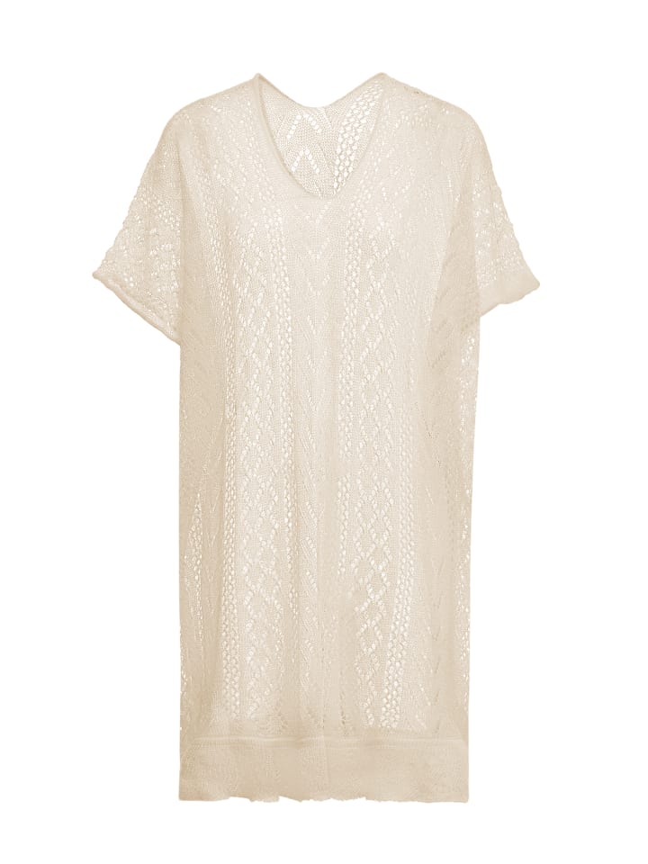 Damen Pullunder in Beige Melange