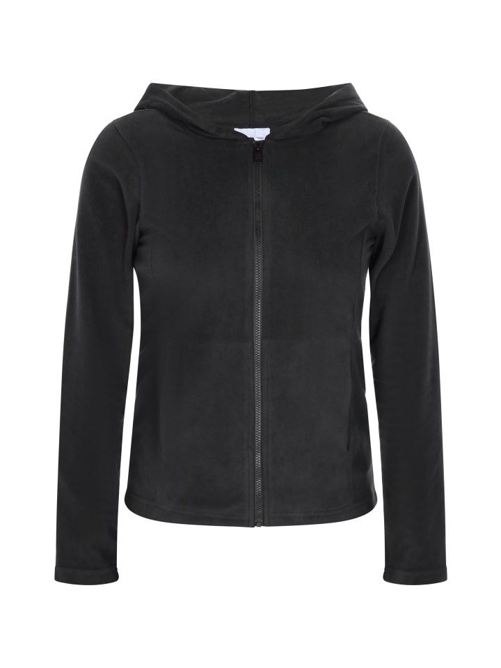 Damen Fleecejacke in Schwarz