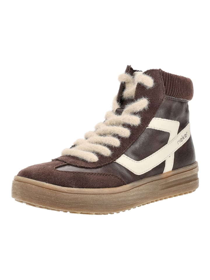 Sneaker Dunkelbraun/Beige