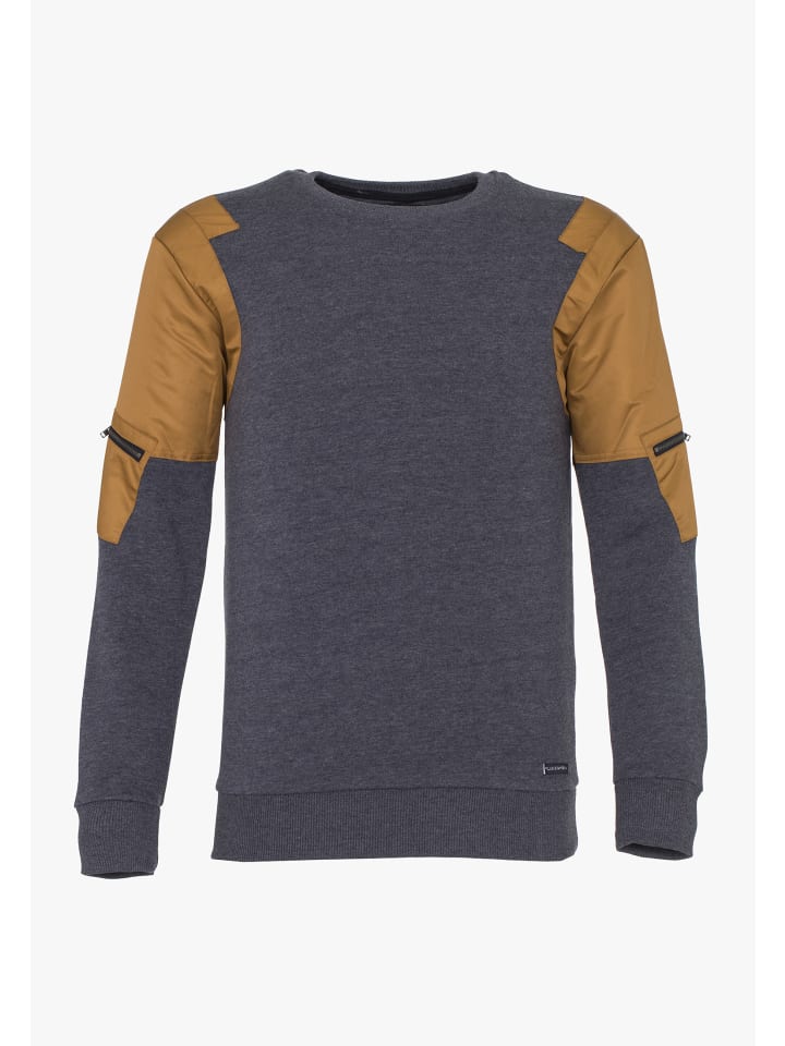 Herren Sweater in Marine Melange