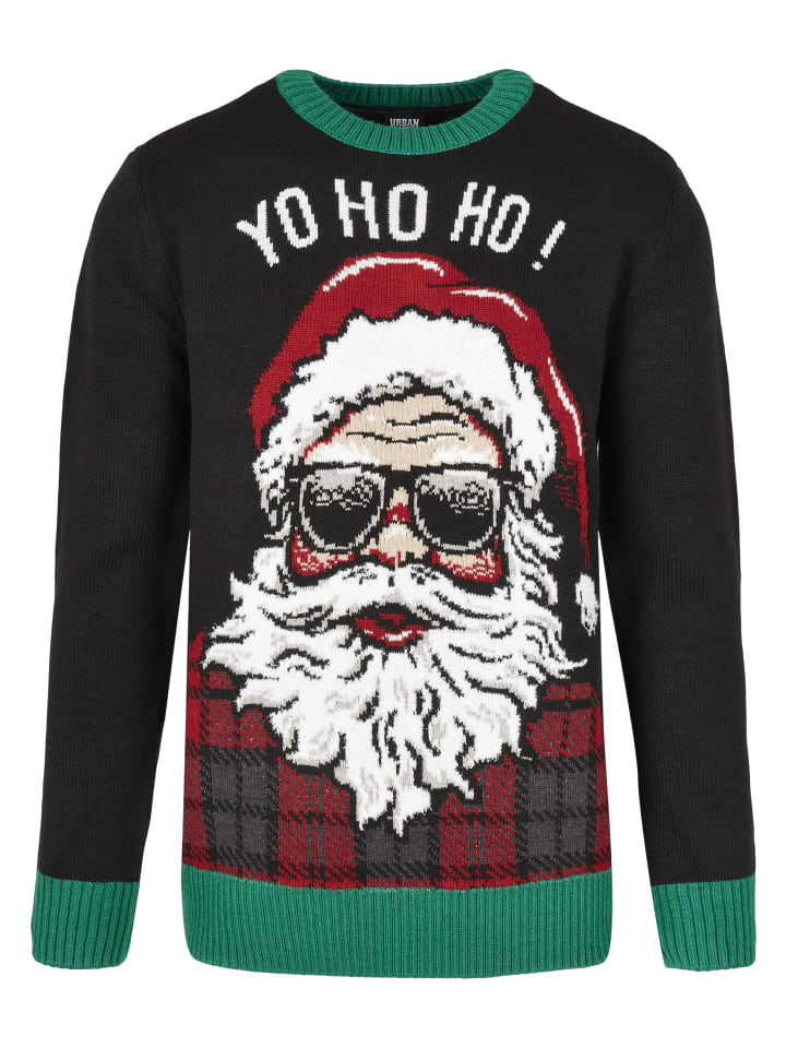 Crew Neck Jumper in black