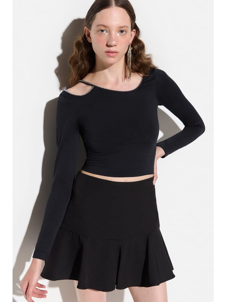 Blouse in Schwarz