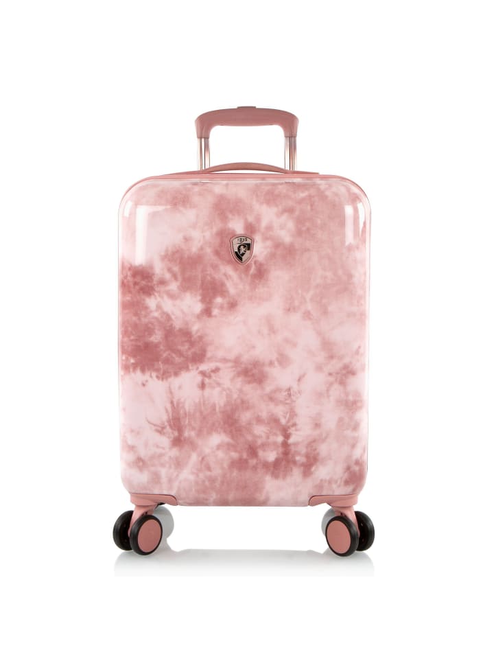 Black Camo 4 Rollen Kabinentrolley S 53 cm mit Dehnfalte rose