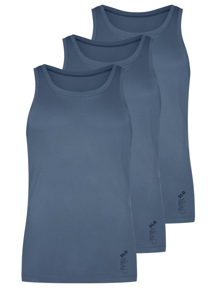 Unterhemd / Tanktop SLG Base Soft in Cloudy blue