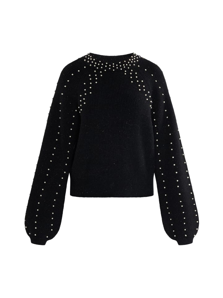 Damen Strickpullover in schwarz