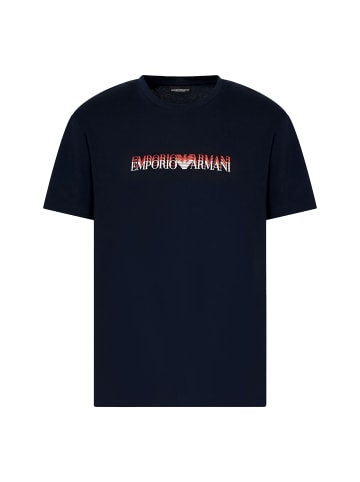 Emporio Armani T-Shirt Beachwear in Dunkelblau
