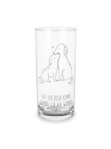 Mr. & Mrs. Panda Glas Hunde Liebe mit Spruch in Transparent