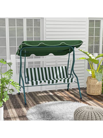 Outsunny Hollywoodschaukel 170L x 110B x 153H cm Grün