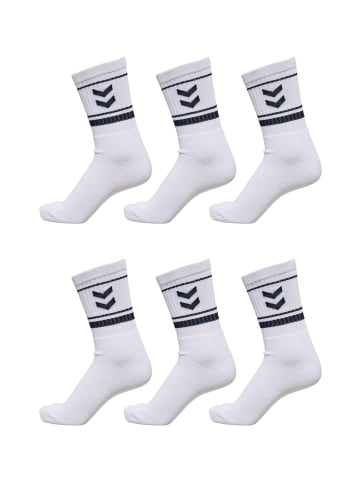 Hummel 6-er Set Sport Freizeit Basic Socken mit Logo in Blau-2