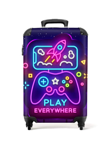 NoBoringSuitCases Suitcase, Handgepäck, Koffer, Reisekoffer Spiel Neon