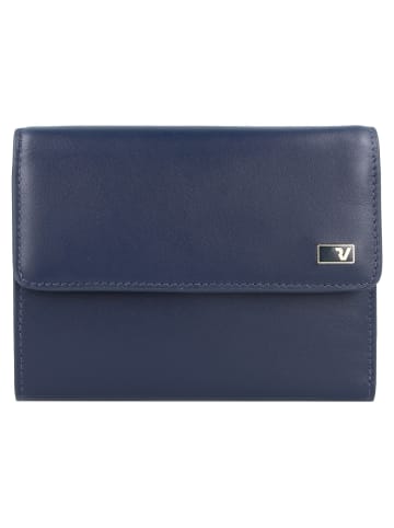 Roncato Firenze Geldbörse RFID Schutz Leder 13.5 cm navy