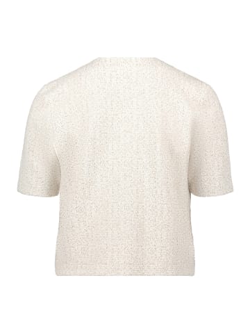 Betty Barclay Sweatjacke langarm in Cream Beige
