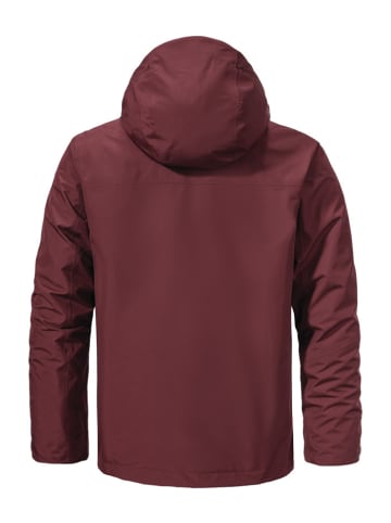 Schöffel Doppeljacke "3in1 Jacket Partinello M" in dark burgundy