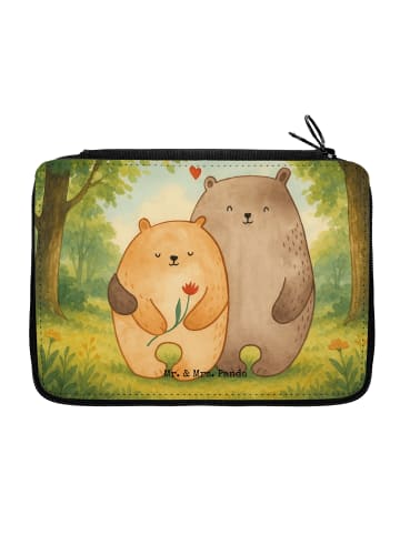 Mr. & Mrs. Panda Federmäppchen Bären Liebe Design ohne Spruch in Weiß