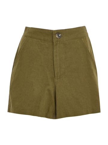 Threadbare Stoffshorts THB Cactus Class Linen Short in olive