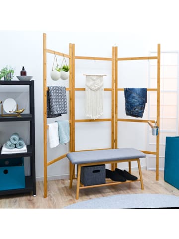 DuneDesign Bambus Handtuchleiter Skye in Braun